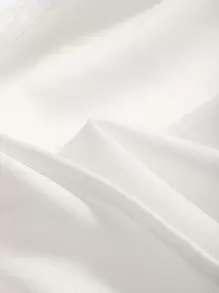 DAZY Solid Drop Shoulder Tee - White - View 6