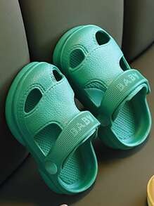 男孩鏤空洞洞鞋 - 青碧色 - 查看 4