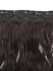 5 lọn tóc nối kẹp dài 22 inch, màu vàng ánh nâu đậm, dành cho nữ. - màu nâu - Xem 10