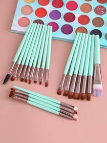 20支装化妆刷套装，优质合成毛，眼影晕染刷套装，面部及眼部化妆工具，化妆刷套装，化妆刷套装，化妆刷套装，全套化妆工具，化妆刷套装，全套化妆工具，化妆刷套装，化妆刷套装，化妆礼盒套装 - 彩色 - 查看 2