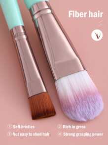 20支装化妆刷套装，优质合成毛，眼影晕染刷套装，面部及眼部化妆工具，化妆刷套装，化妆刷套装，化妆刷套装，全套化妆工具，化妆刷套装，全套化妆工具，化妆刷套装，化妆刷套装，化妆礼盒套装 - 彩色 - 查看 5