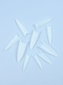 500 móng giả nối dài - Màu be - Xem 3