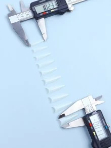 500 móng giả nối dài - Màu be - Xem 4