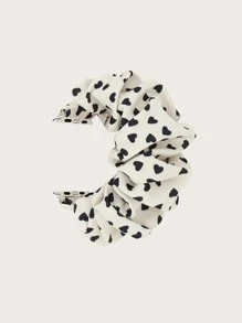 Heart Print Scrunchie Design Watchband Compatible With Apple Watch - Multicolor - View 1