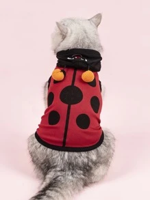 1pc Ladybug Design Pet Costume - Nhiều màu - Xem 2