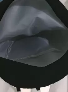 防水，輕便，口袋前面的粗犬牙絨經典背包適用於青少女女大學生，白領工人，適用於學校、大學、工作、商務、通勤、返校、書包、大容量、輕便、青少女女大學生、白領工人，適用於工作、返校、中學、高中、大學、假期 - 黑色 - 查看 3