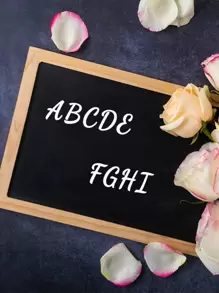 4 张黑白字母和数字贴纸，自粘数字符号贴纸，教室装饰贴纸，适用于工艺品、艺术品、邮箱、杯子、剪贴簿和笔记本，学校用品，返校 - 黑與白 - 查看 5