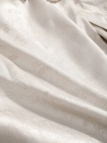 DAZY Jacquard Button Front Shirt - Baby Pink - View 3