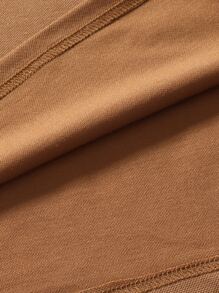 Manfinity Homme Men Playing Card Print Striped Trim Polo Shirt - Brown - View 5