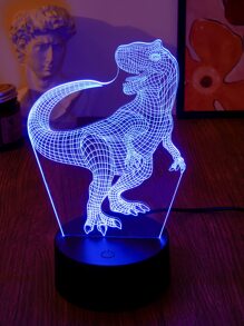 1 pieza Luz de la decoración con diseño de dinosaurio - Multicolor - Ver 4