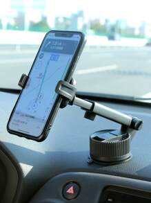 Giá đỡ điện thoại trên ô tô cốc hút - màu đen - Xem 1