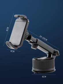 Giá đỡ điện thoại trên ô tô cốc hút - màu đen - Xem 6