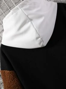 Manfinity Hypemode Nam Áo khoác Đại học Bản vá Gấu Không có áo Hoodie - màu đen - Xem 9