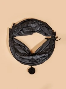 1pc Solid Cat Tunnel - màu đen - Xem 4