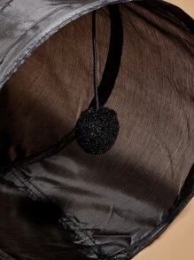 1pc Solid Cat Tunnel - màu đen - Xem 5