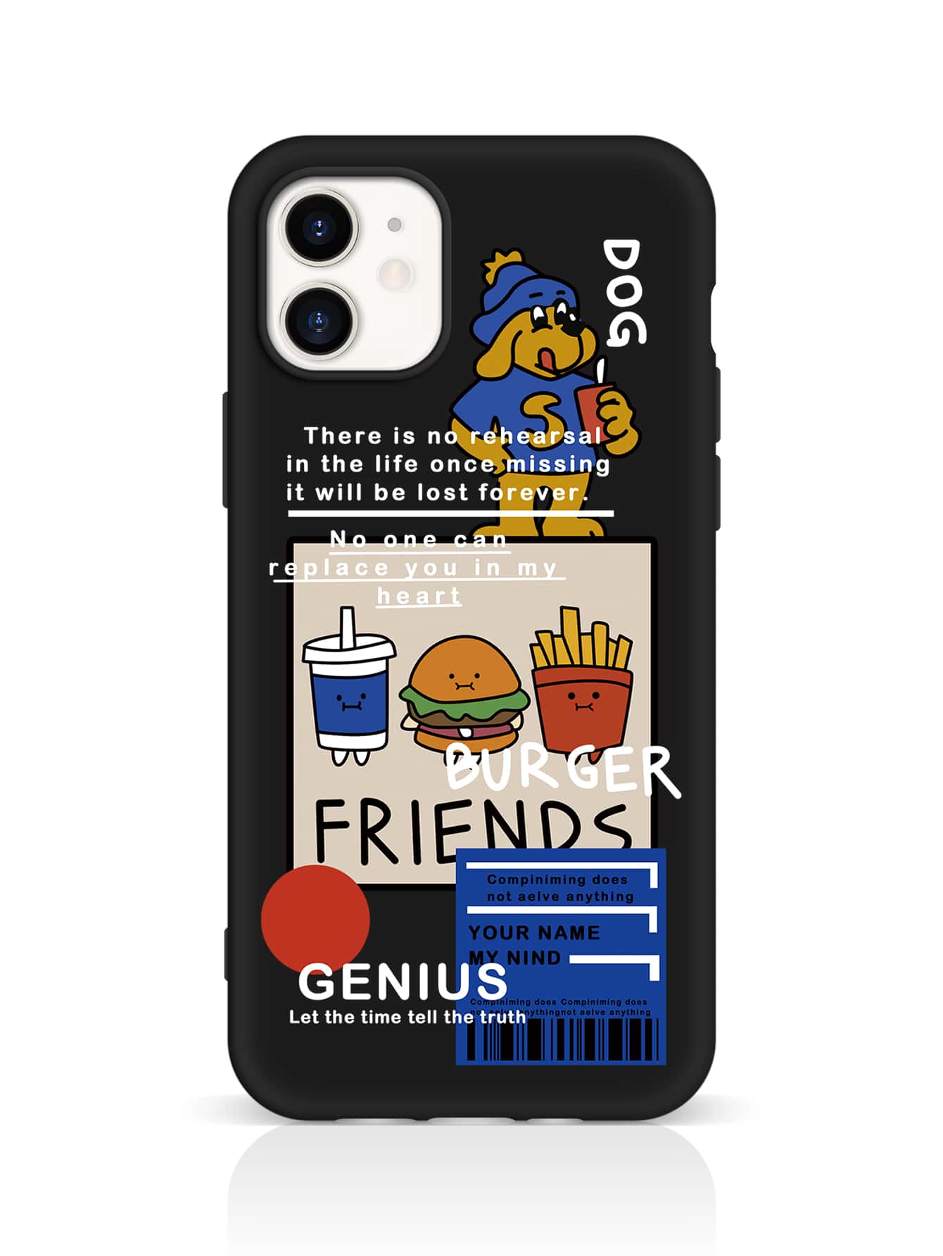 Cartoon Dog Phone Case - Multicolor - View 1
