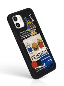 Cartoon Dog Phone Case - Multicolor - View 2