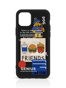 Cartoon Dog Phone Case - Multicolor - View 3