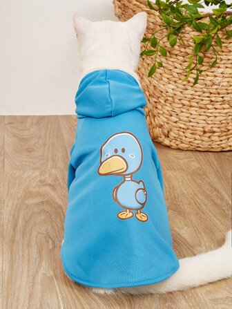 Cartoon Graphic Pet Hoodie