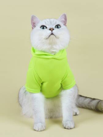 Solid Color Pet Hoodie