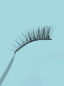 Himirell Set de 5 pares de pestañas postizas de tipo ruso de volumen natural con efecto de ojos de gato y línea negra, con efecto agrandador de ojos, adecuado para maquillaje diario y de citas, pestañas postizas - Negro - Ver 4