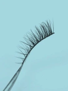 Himirell Set de 5 pares de pestañas postizas de tipo ruso de volumen natural con efecto de ojos de gato y línea negra, con efecto agrandador de ojos, adecuado para maquillaje diario y de citas, pestañas postizas - Negro - Ver 5