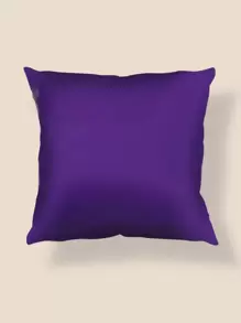 Plain Cushion Cover Without Filler - Purple - View 1