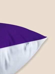 Plain Cushion Cover Without Filler - Purple - View 3