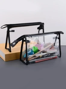 1 pieza Estuche transparente - Multicolor - Ver 1