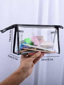 1 pieza Estuche transparente - Multicolor - Ver 5