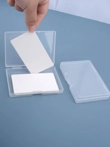 1pc Clear Business Card Case - Clear - View 6