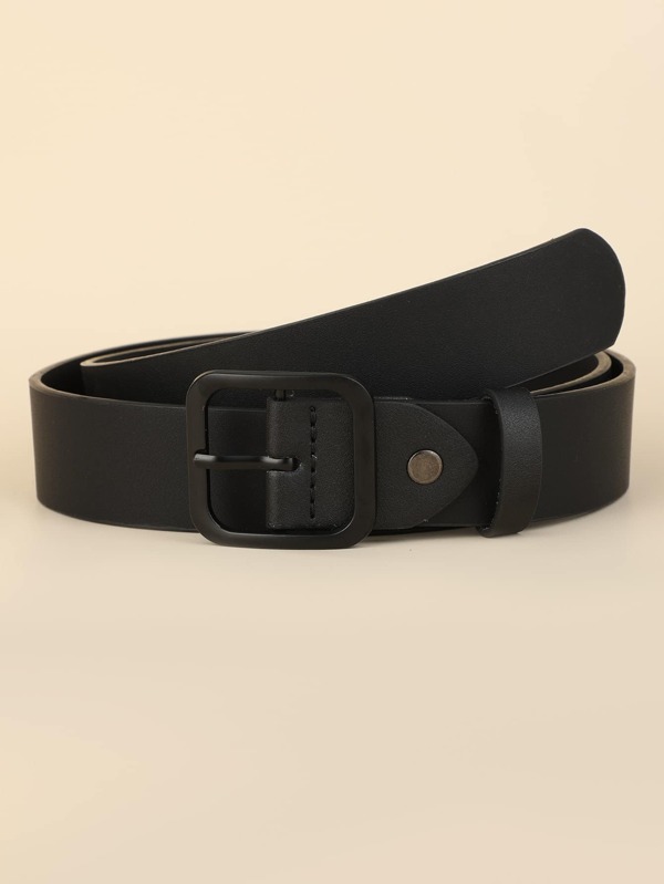 Men Square Buckle Belt