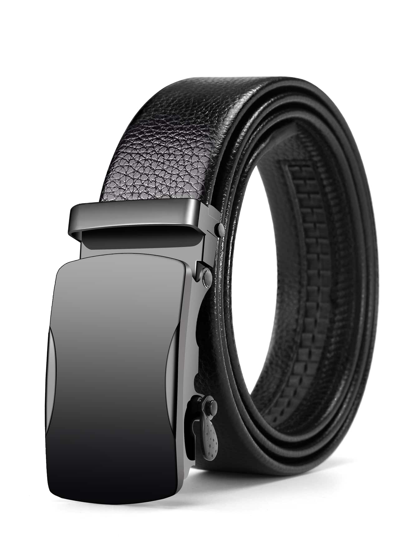 Hombres Cinturón con hebilla automático - Negro - Ver 1