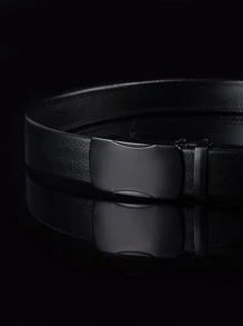 Hombres Cinturón con hebilla automático - Negro - Ver 6