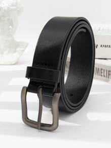 Thắt lưng nam mặt vuông - màu đen - Xem 1