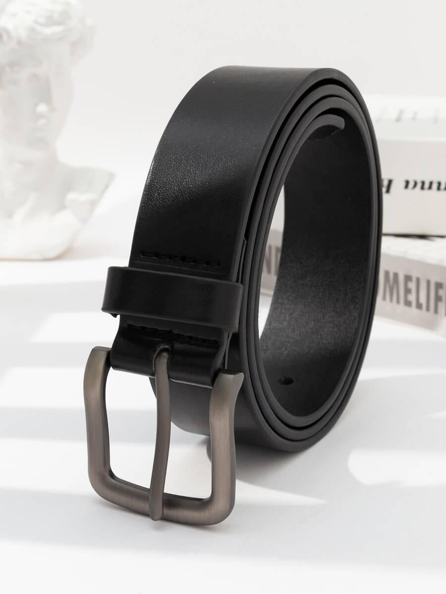 Thắt lưng nam mặt vuông - màu đen - Xem 1