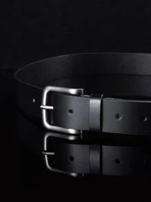 Thắt lưng nam mặt vuông - màu đen - Xem 2