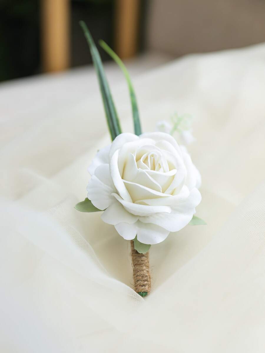 Boutonniere con diseño de flor - Multicolor - Ver 1