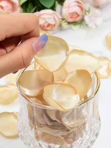100pcs Petal Shaped Throwing Decoration - Khaki - View 2