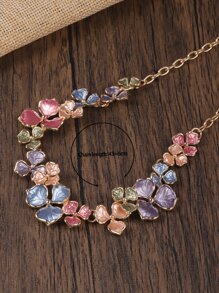 3 piezas Set joya con diseño de flor - Multicolor - Ver 5