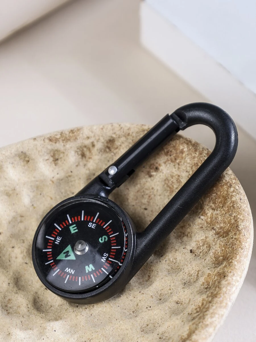 指南針設計的包掛飾鑰匙鏈汽車掛件手機飾品袋飾禮品禮品配件裝飾品,適用於青少年女孩、大學生、新手與白領族