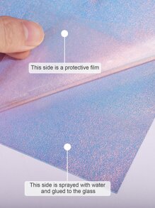 1卷彩色哑光窗户隐私膜，变色龙静电吸附膜，适用于磨砂玻璃，防紫外线，隔热，窗户，有色，日夜两用，隔热，家居，浴室，门，装饰，17.7*118英寸 - 彩色 - 查看 9