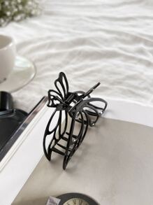 DAZY Hollow Out Butterfly Design Hair Claw Street Claw Clips Hair Clips Hair Jaw Clip Hair Clamps Hair Clutch Hair Catcher Clip - Black - View 6