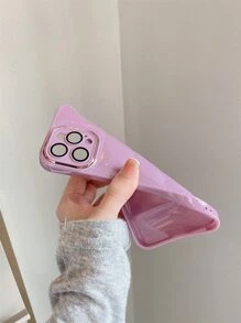 Solid Puffer Phone Case - Purple - View 2