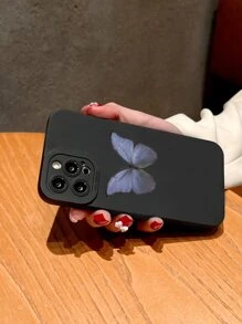 Vỏ điện thoại hình con bướm - màu đen - Xem 2