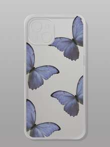 Vỏ điện thoại trong suốt hình con bướm - Nhiều màu - Xem 2