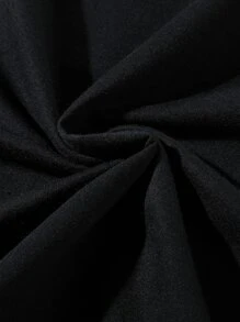 Manfinity Áo nỉ Nam Khối Màu Lá thư Giải trí - màu đen - Xem 3