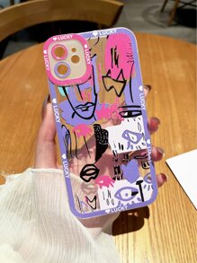 Graffiti Pattern Phone Case - Multicolor - View 2