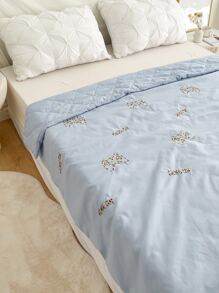 遊戲手柄刺繡床單 - 藍色 - 查看 1