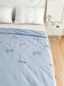 遊戲手柄刺繡床單 - 藍色 - 查看 6